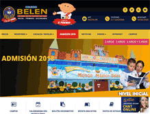 Tablet Screenshot of colegiobelen.com